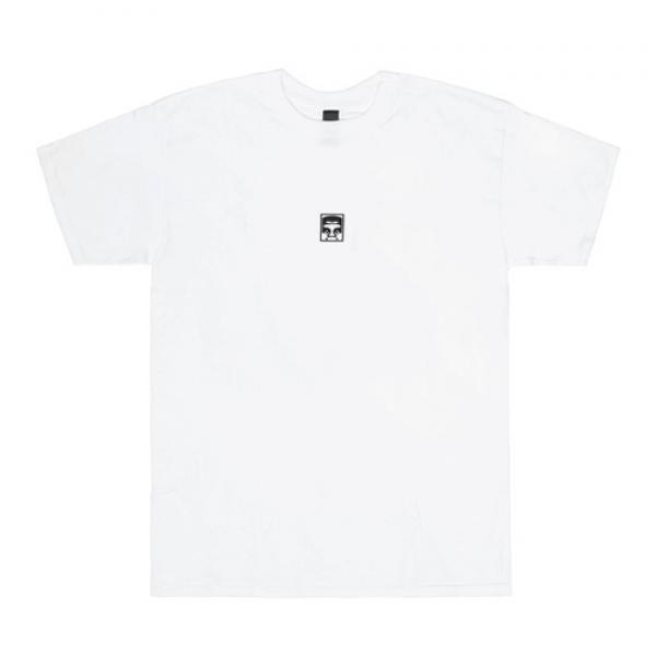 (163081221)HALF FACE TEE-WHT