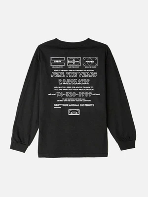 (164901473)VIBES L/S TEE-BLK