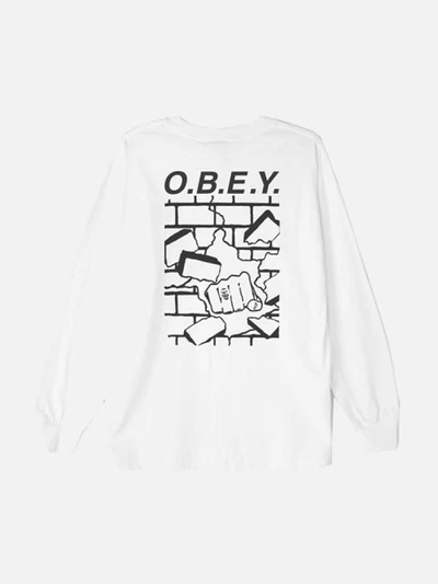 (164901510)BREAK DOWN THE WALLS L/S TEE-WHT