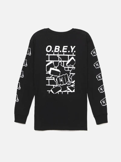 (164901510)BREAK DOWN THE WALLS L/S TEE-BLK