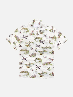 FLIGHT SHIRTS GS [WHITE]