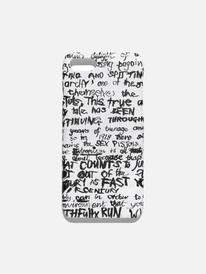 LETTER PHONE CASE GS [WHITE]
