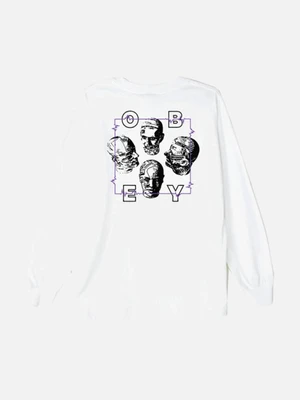 (164901478)WAVE LENGTHS L/S TEE-WHT