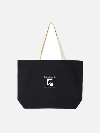 WAKE UP CONSUME REPEAT TOTE BAGS-BLK