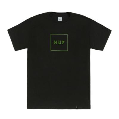 OUTLINE BOX LOGO TEE-BLK