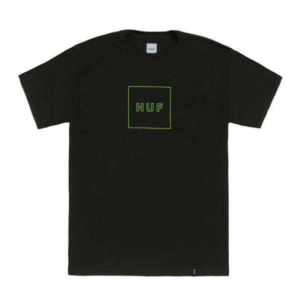 OUTLINE BOX LOGO TEE-BLK