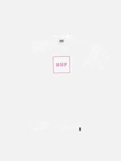 OUTLINE BOX LOGO TEE-WHT