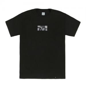 COLOR BLOCK BAR LOGO TEE-BLK