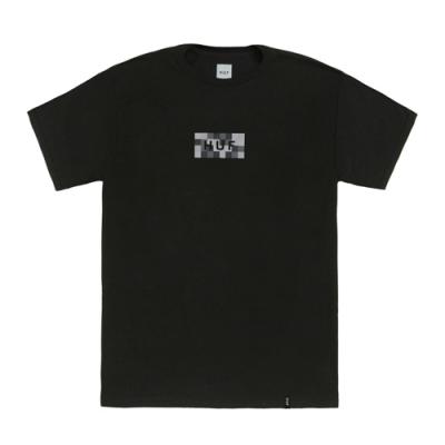COLOR BLOCK BAR LOGO TEE-BLK