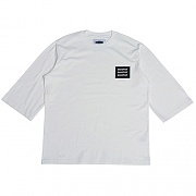 OG LOGO 3/4 NORMAL-NECK T-SHIRTS -WHITE