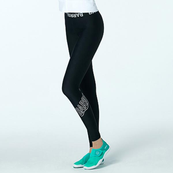 HIGH-WAIST BAND WATER LEGGINGS-BLACK