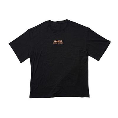 17SU FRAMING BLACK TEE