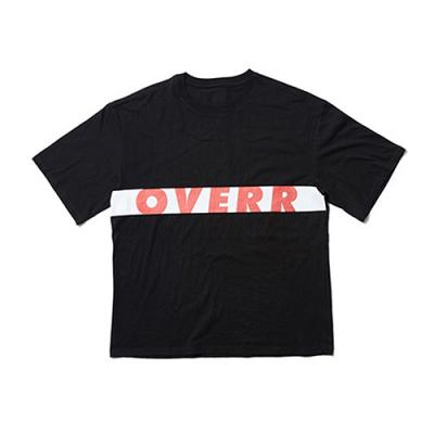 17SU WORD SQUARE BLACK TEE