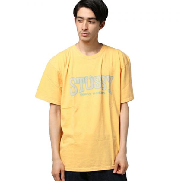 BURLY THREADS PIG. DYED TEE-F.YELLOW