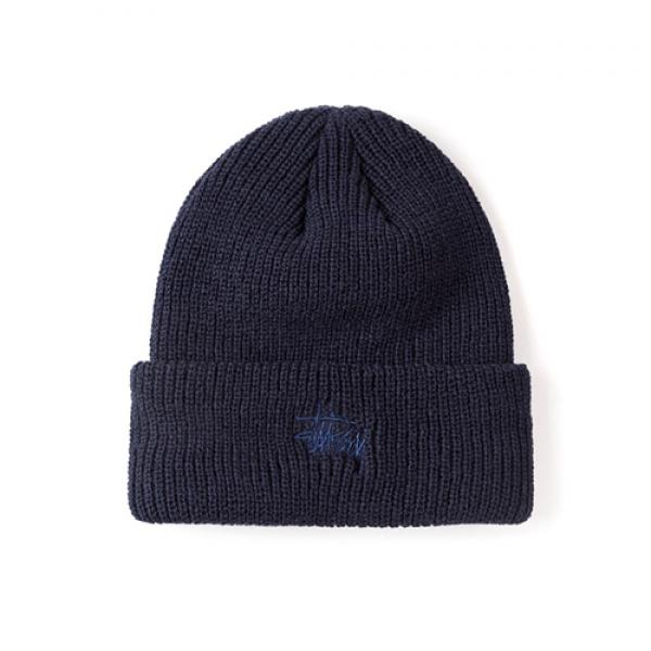 SMOOTH STOCK BEANIE-NAVY