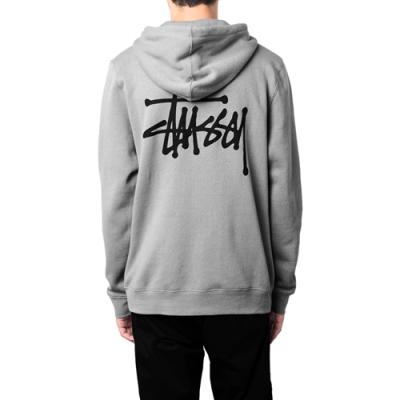 BASIC STUSSY HOOD-GREY (blk)