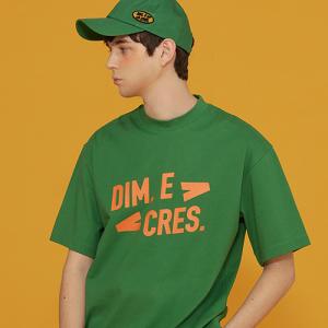 DIM. E CRES. SIMPLE LOGO HALF TEE_GREEN