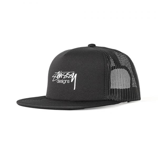 SMOOTH STOCK TRUCKER CAP-BLK