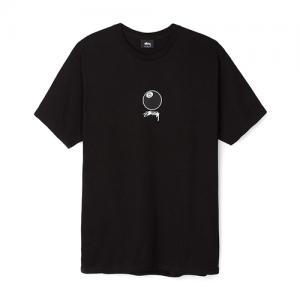 8 BALL STOCK TEE-BLK