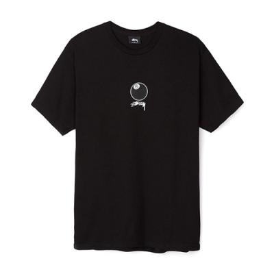 8 BALL STOCK TEE-BLK