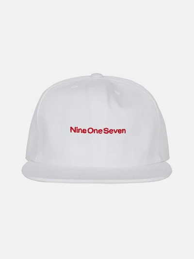 Nine One Seven Cap-White