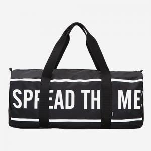 SLOGAN M.DUFFLE BAG - BLACK