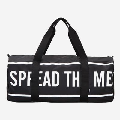 SLOGAN M.DUFFLE BAG - BLACK