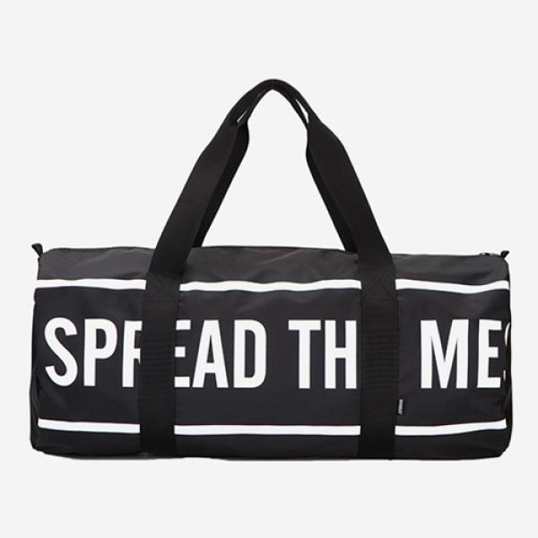 SLOGAN M.DUFFLE BAG - BLACK
