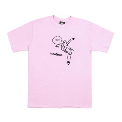 KCUF S/S TEE-LIGHT PINK