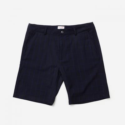 B CHECK SHORTS - BLACK