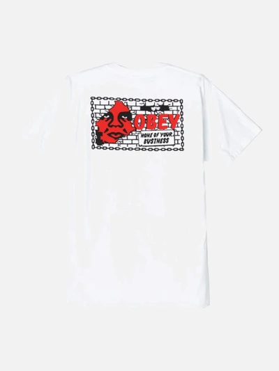 (163081560)NONE OF YOUR BUSINESS TEE-WHT