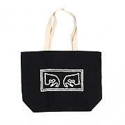 (100551573)OBEY EYES TOTE BAG-BLK