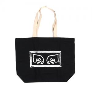 (100551573)OBEY EYES TOTE BAG-BLK