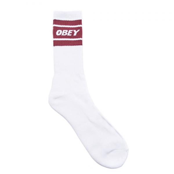 (100260093)COOPER II SOCKS-WHITE/RASP