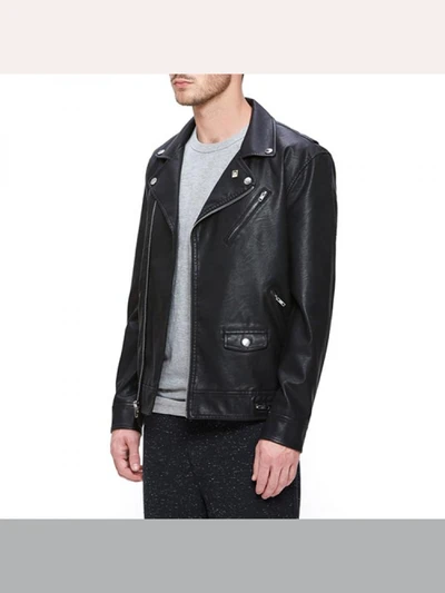 (121800239)BASTARDS PU JACKET-BLACK