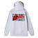 (111751560)NONE OF YOUR BUSINESS HOOD ZIP-HEATHER GREY