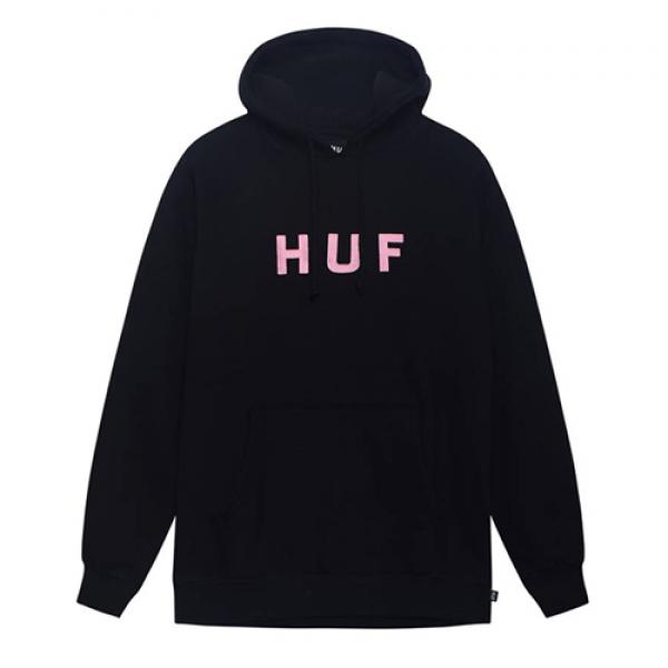 OG LOGO PULLOVER-BLK/PINK