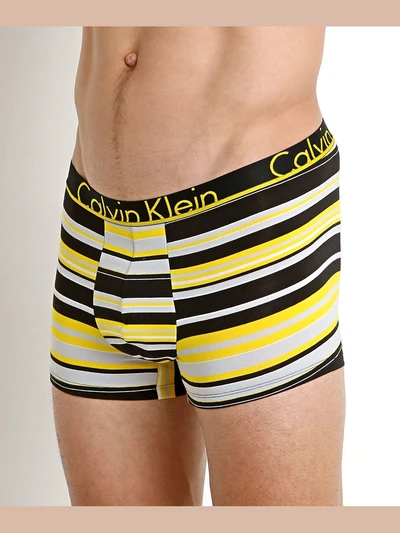 (NU8638) CK ID COTTON SOLIDS TRUNK-696 LUCAS STRIPE BLACK
