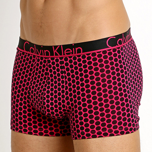 (NU8638) CK ID COTTON SOLIDS TRUNK-694 ATOM PRINT AMORA