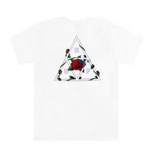 ROSES TRIPLE TRIANGLE TEE-WHT