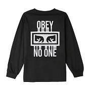 (164901559)NO ONE LS TEE-BLACK