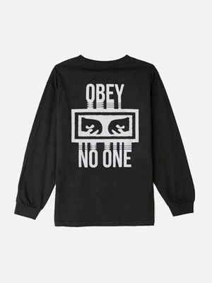 (164901559)NO ONE LS TEE-BLACK