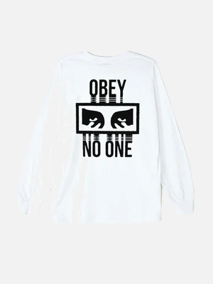 (164901559)NO ONE LS TEE-WHITE