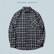 Layla unconditional love navy&ivory check shirt  S8