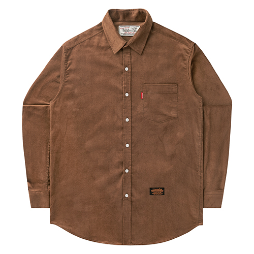 16W Corduroy Shirts - Brown
