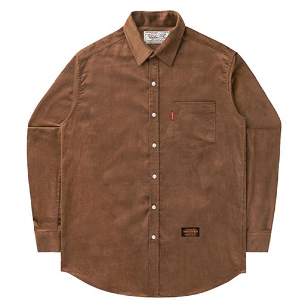 16W Corduroy Shirts - Brown