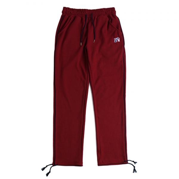 [ROMANTIC CROWN] PIPING SWEAT PANTS_BURGUNDY