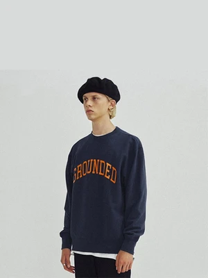 GROUNDED CREWNECK GA [NAVY]