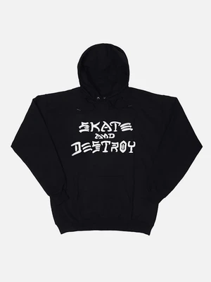 스케이트 앤 디스트로이 후드티 BLACK