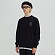 SMILE CREWNECK GA [BLACK]